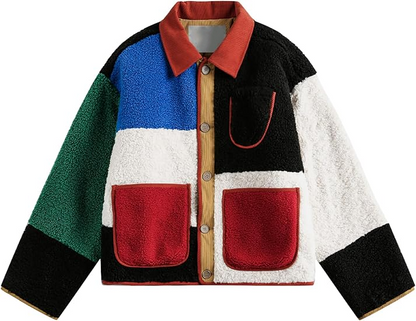 Color Blocking Coat