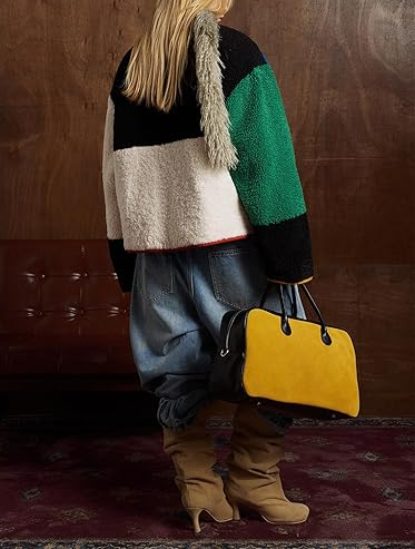 Color Blocking Coat