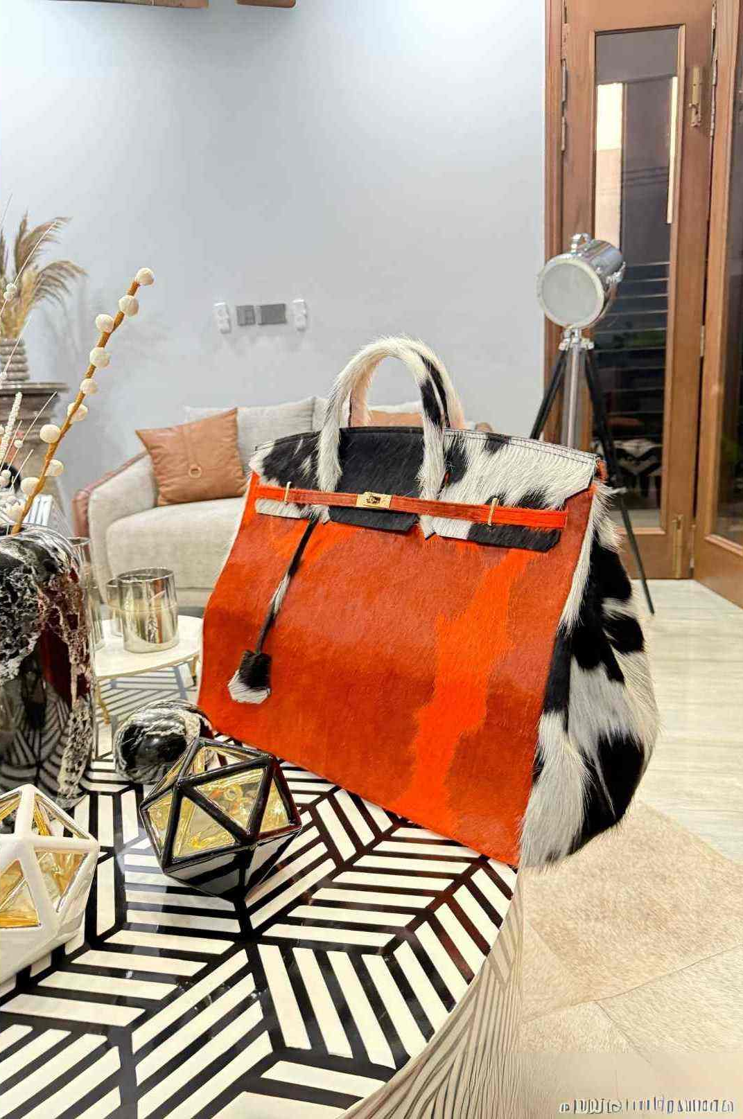 Cowhide Handbag