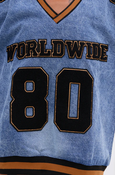 THE WORLD DENIM SWEATSHIRT