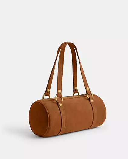 Kisslock Barrel Bag