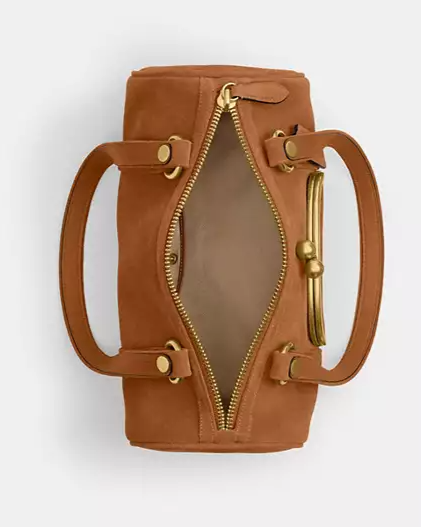 Kisslock Barrel Bag