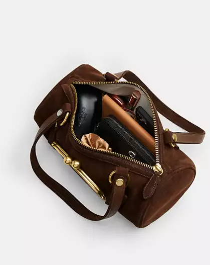 Kisslock Barrel Bag