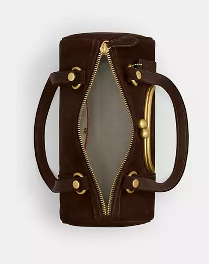 Kisslock Barrel Bag