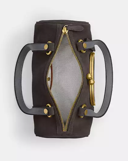 Kisslock Barrel Bag