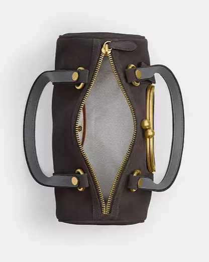 Kisslock Barrel Bag