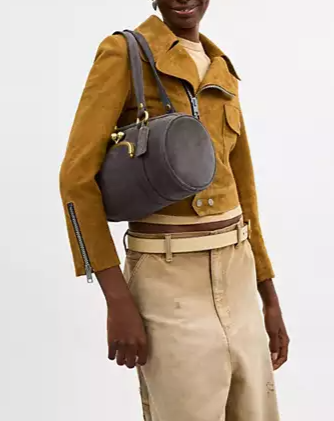 Kisslock Barrel Bag