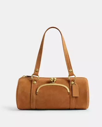 Kisslock Barrel Bag