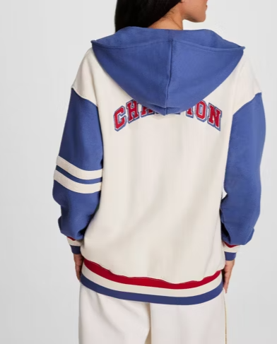 USA Full-Zip Button-Up Sweatshirt Set