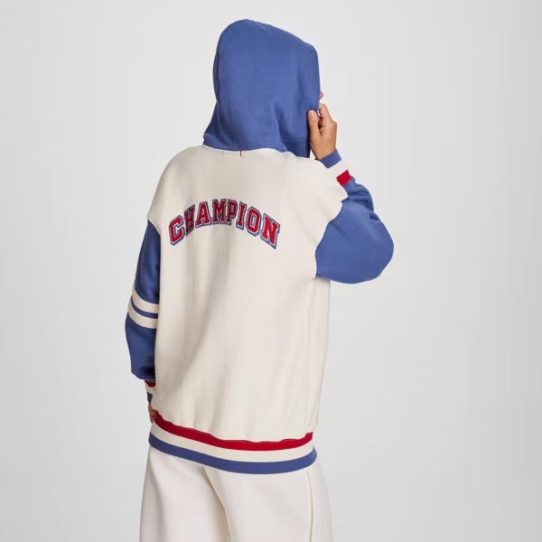 USA Full-Zip Button-Up Sweatshirt Set