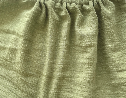 Drawstring Pleated Maxi Dress