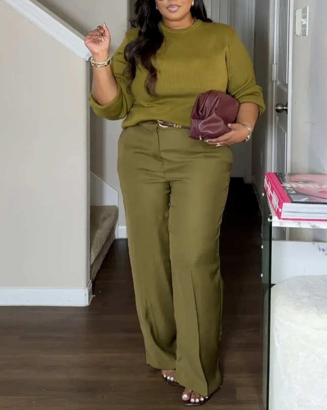 Green Suit Pants