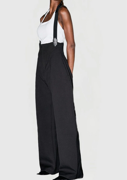 Denim Corset Overalls