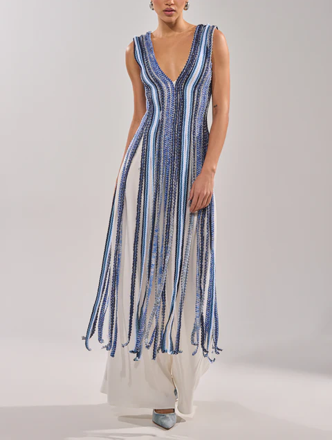 Tied-Down Braided Rope Top