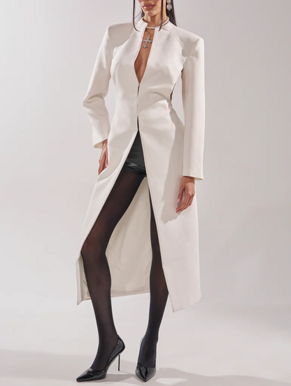 Cutout Trench In White