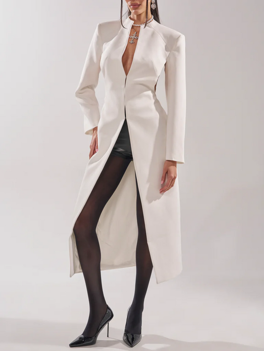 Cutout Trench In White