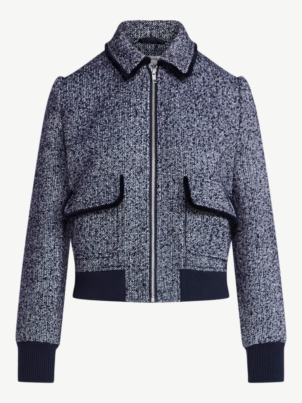 Women's Tweed Bomber Jacket