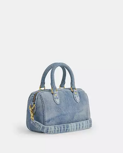 Mini Denim Rowen Crossbody Bag