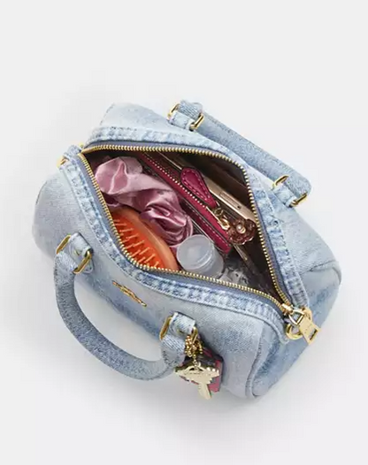 Mini Denim Rowen Crossbody Bag