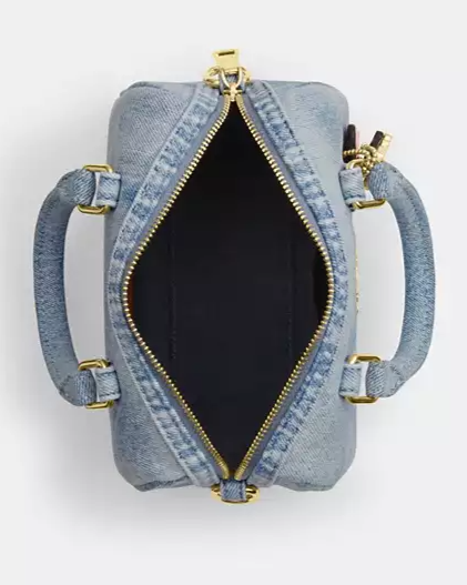 Mini Denim Rowen Crossbody Bag