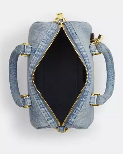 Mini Denim Rowen Crossbody Bag