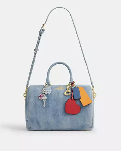 Mini Denim Rowen Crossbody Bag