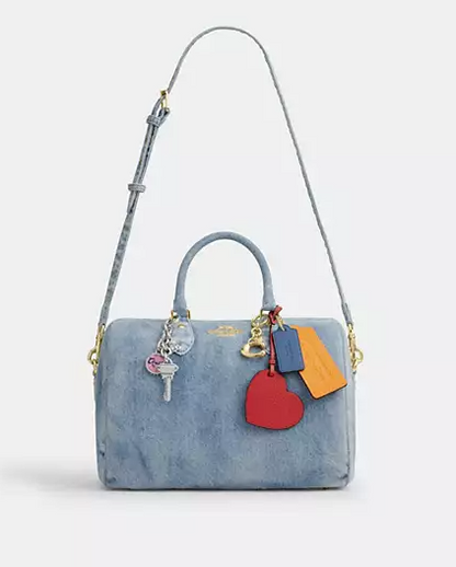 Mini Denim Rowen Crossbody Bag