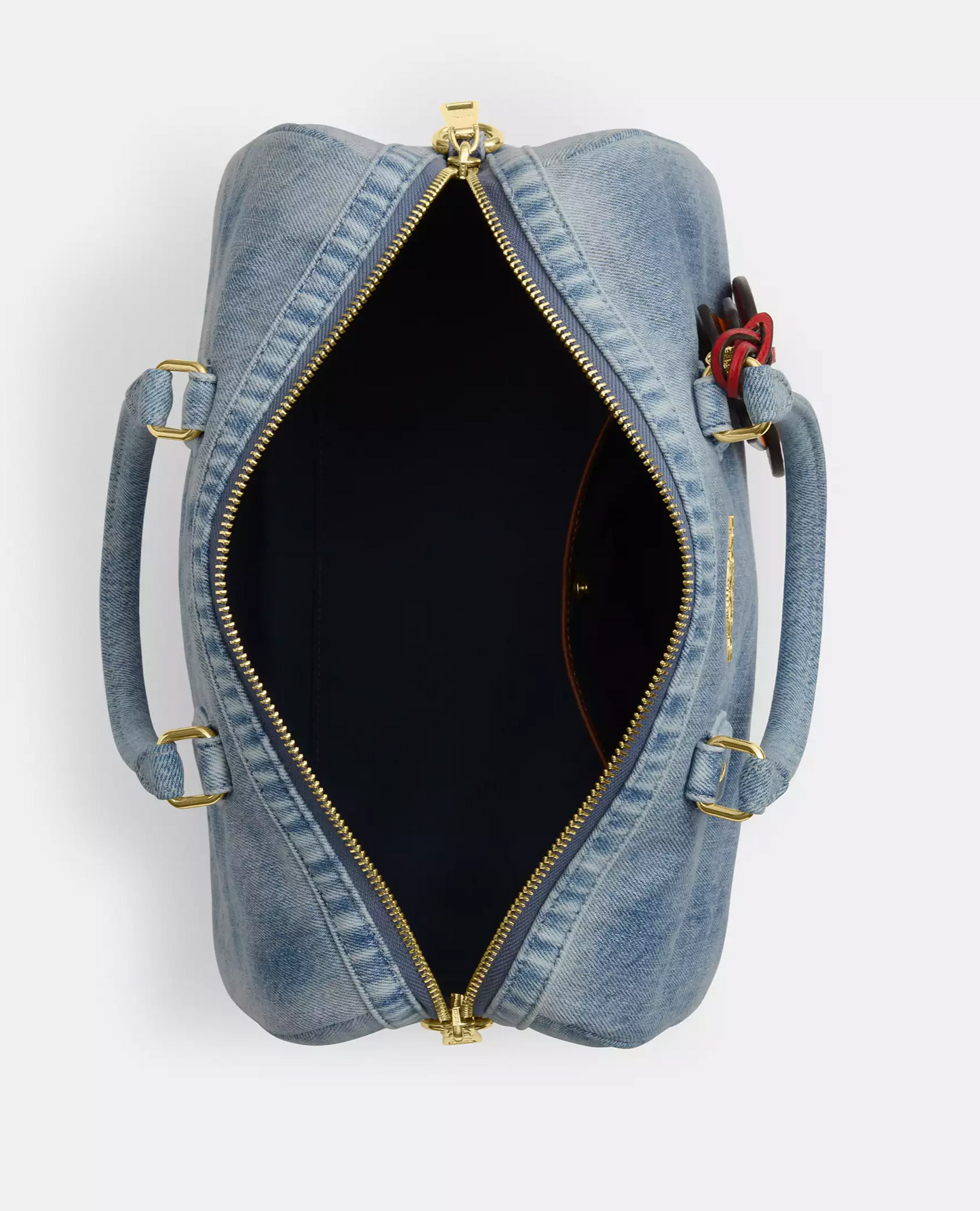 Large Denim Rowen Crossbody Bag