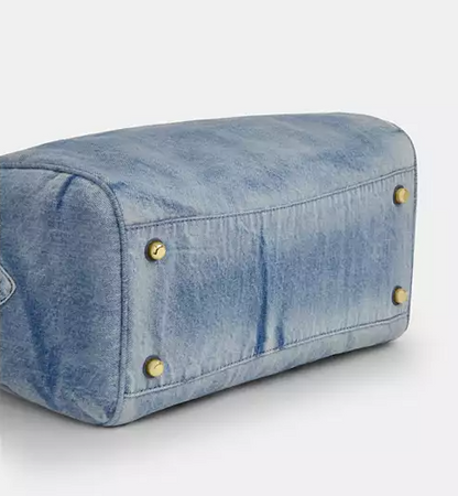 Large Denim Rowen Crossbody Bag