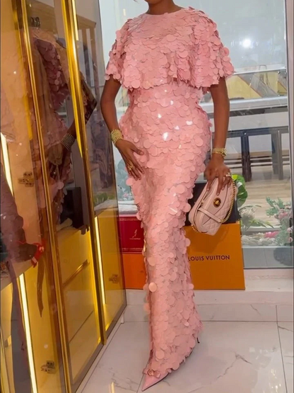 Puff Sleeve Floral Two Pieces Set