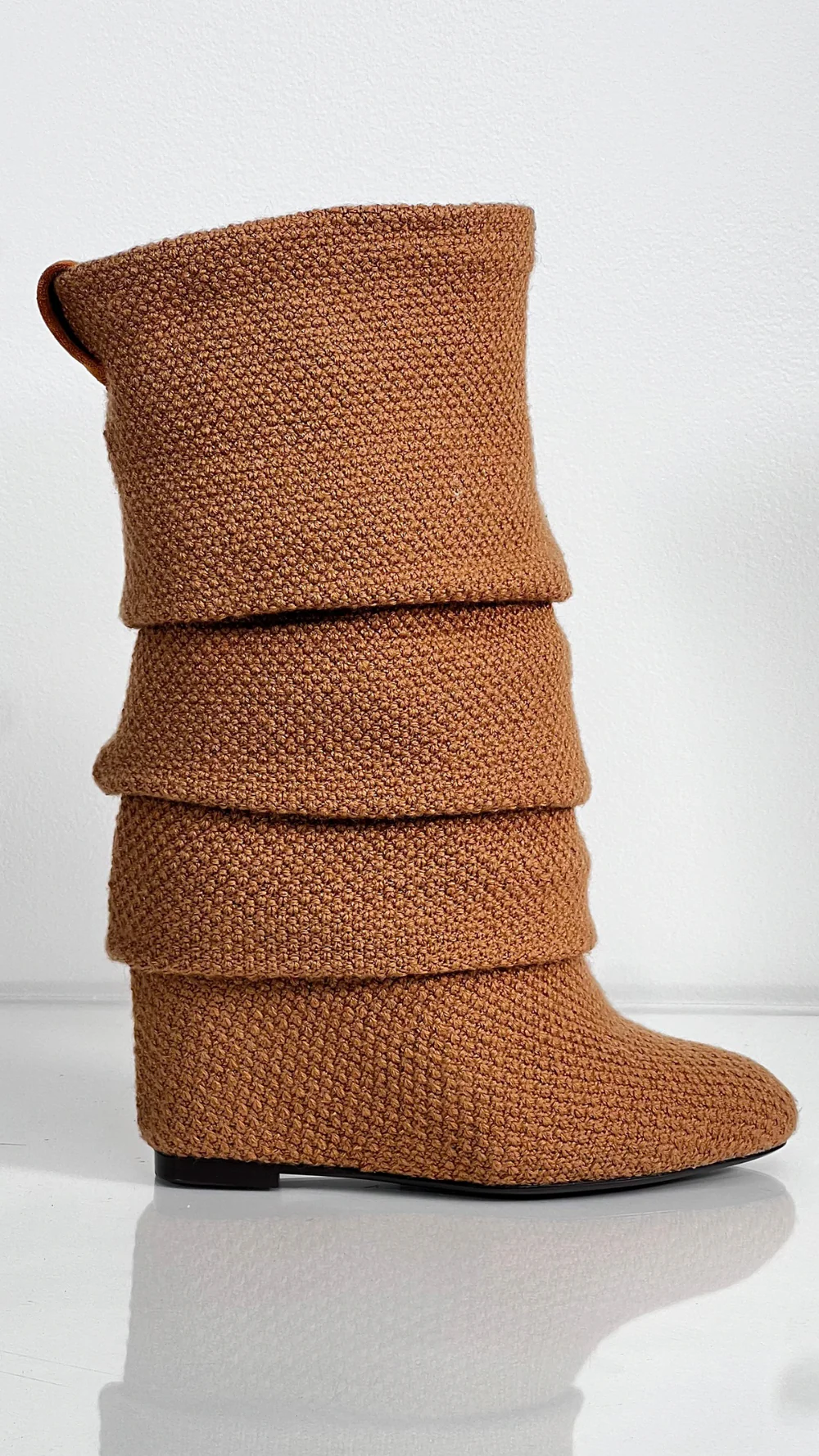 Knitted Layered Boots
