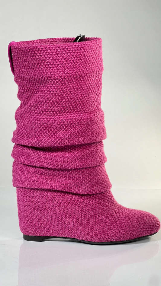 Knitted Layered Boots