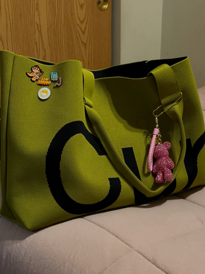 Woven tote bag
