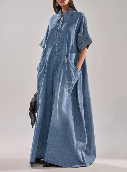 The Best Oversized Denim Jumpsuit