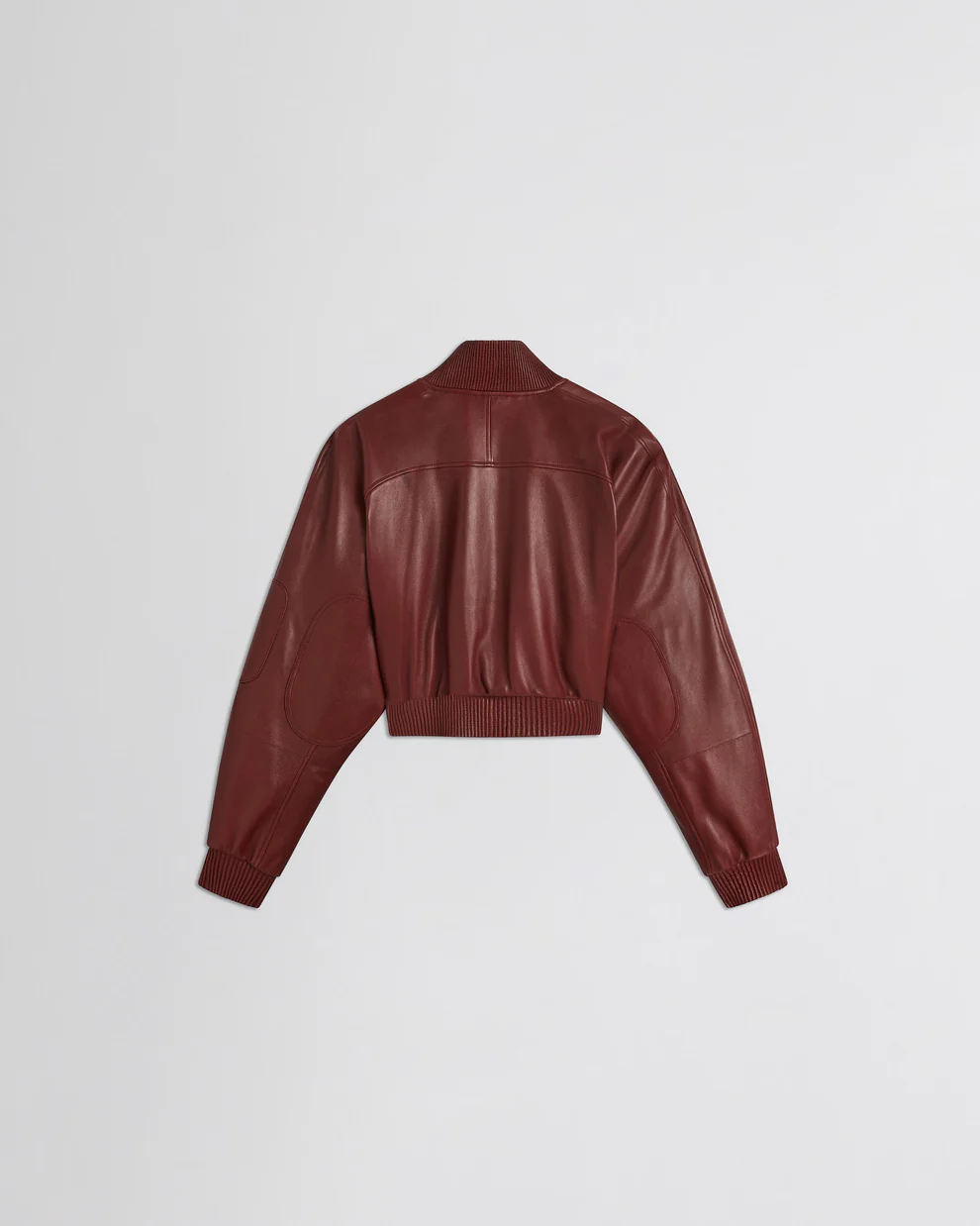 Bomber leather jacket