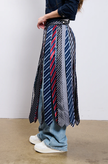 Stylish Adjustable Tie-Waist Mini Skirt