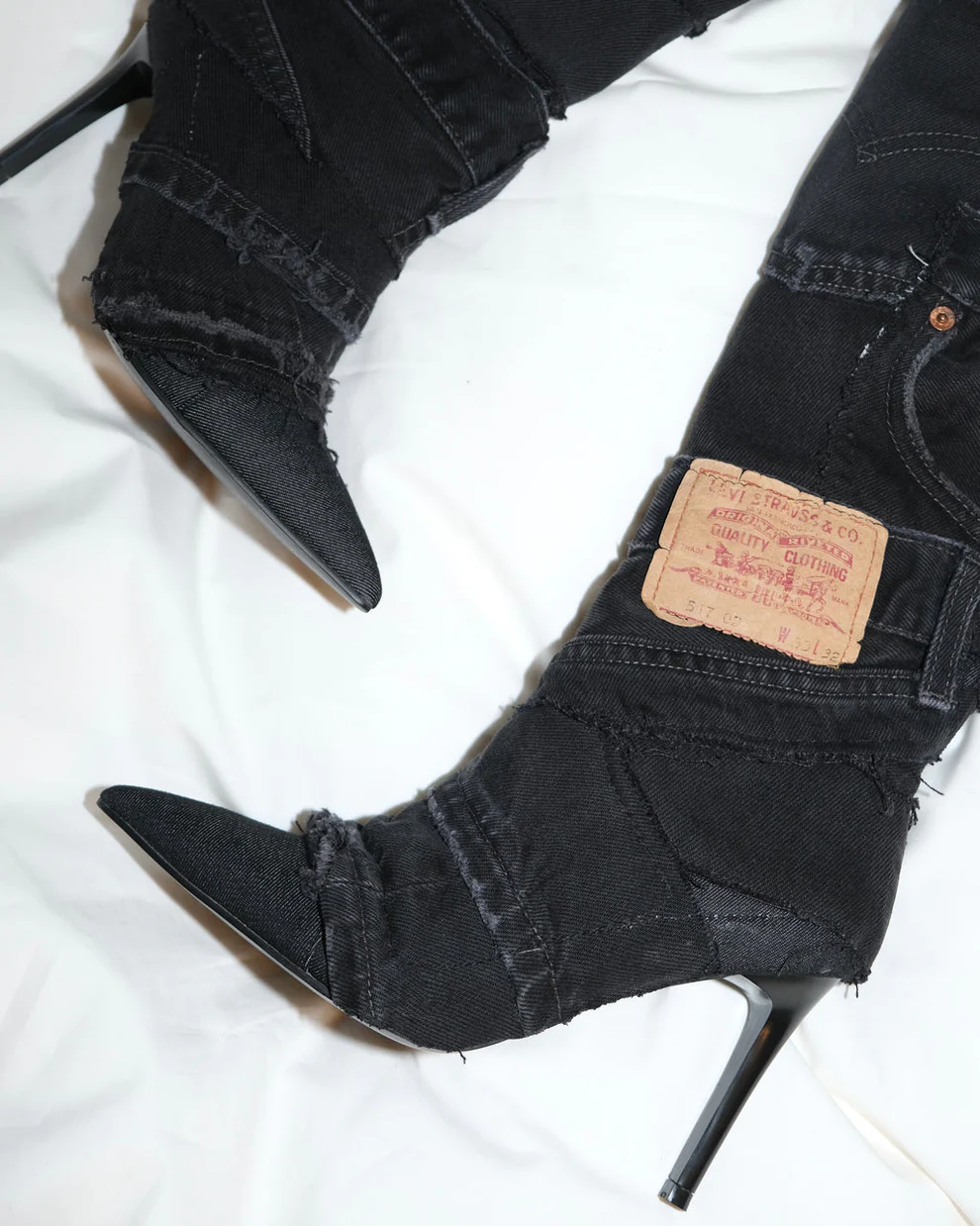 Patchwork cowboy boots