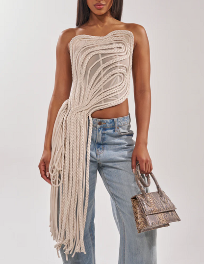 Knitted Asymmetrical Top