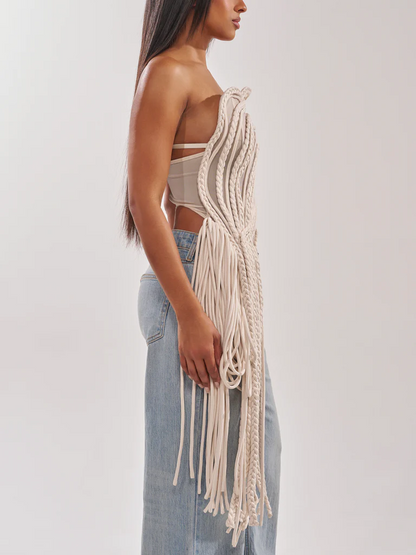 Knitted Asymmetrical Top