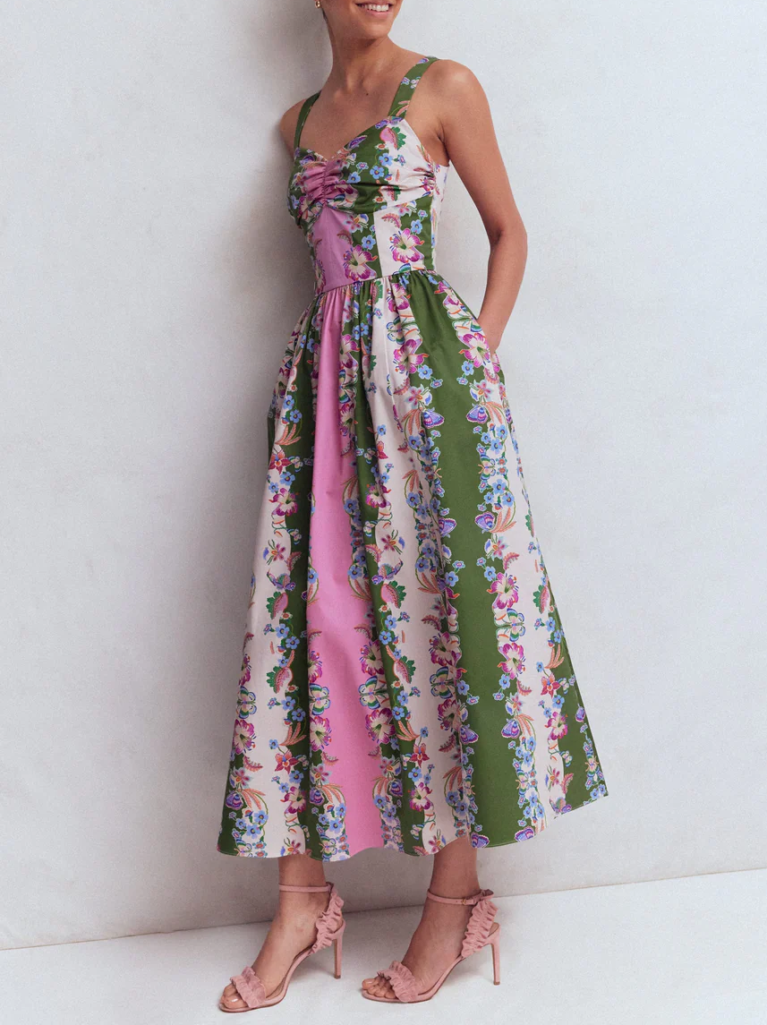 Fit and Flare Midi Dress