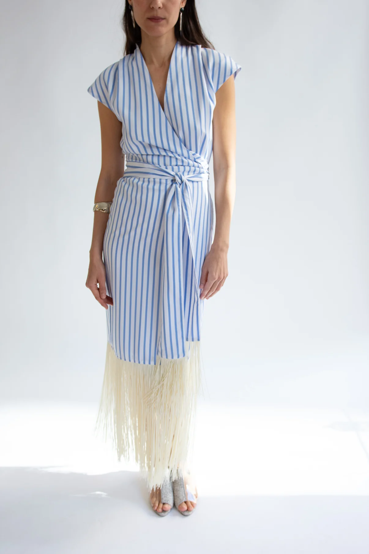 Fringe Shirt Dress