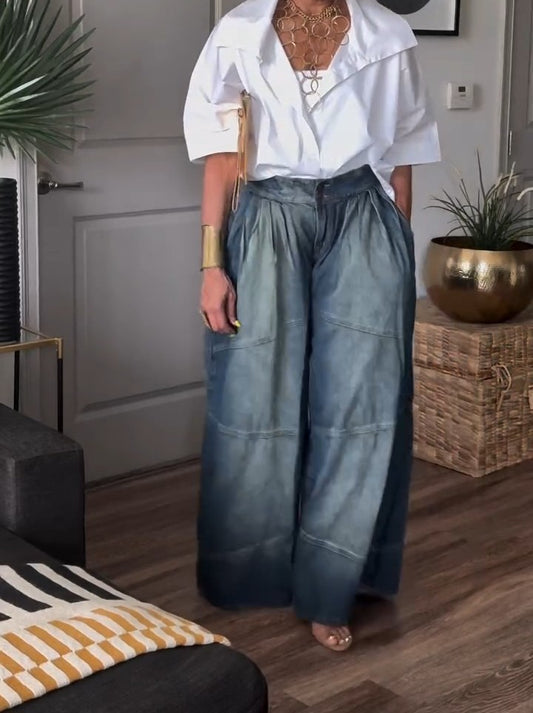 THE DENIM PALAZZO PANT