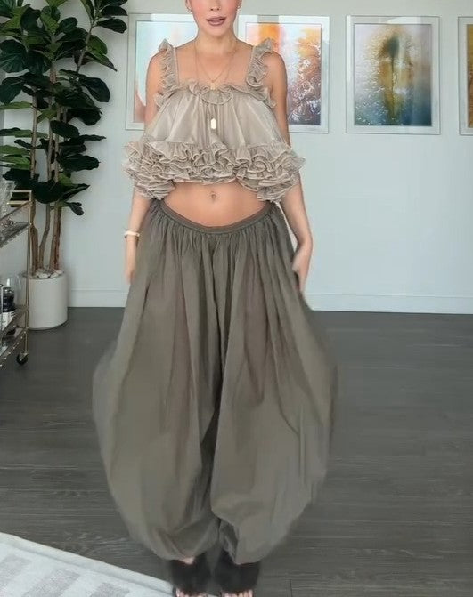 Ruffled top