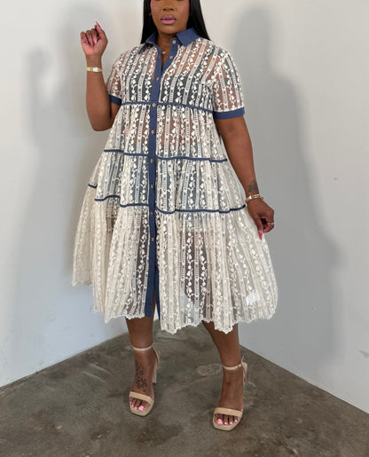 Refined Lace Dress