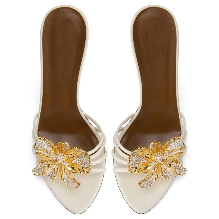 Floral Gemstone High Heels