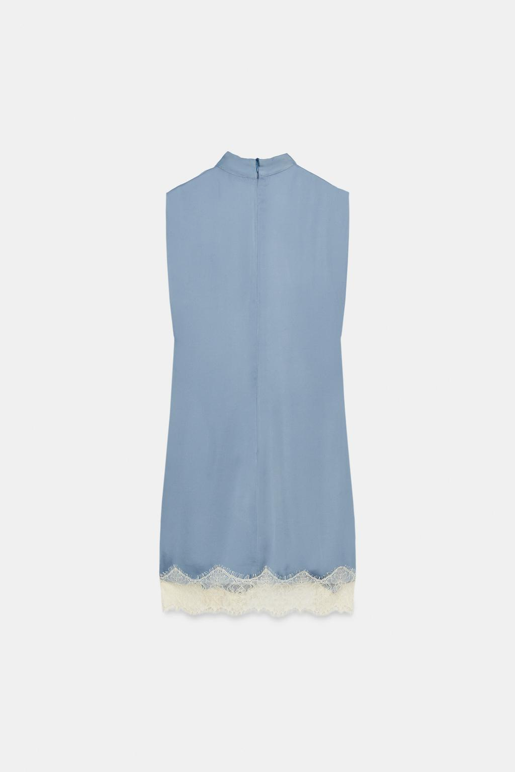 SATIN LACE DRESS