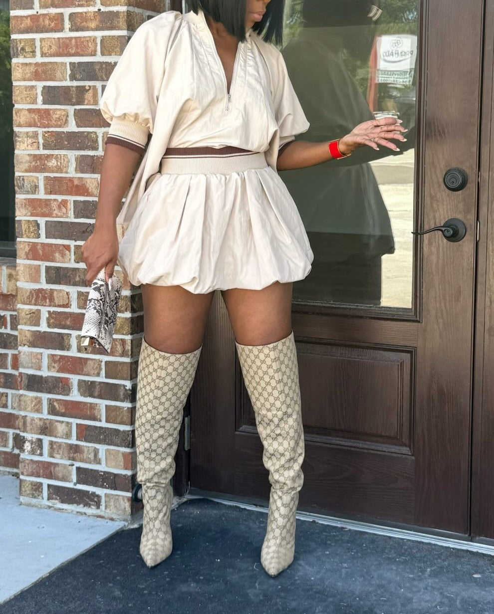 Sutton Bubble Short Set