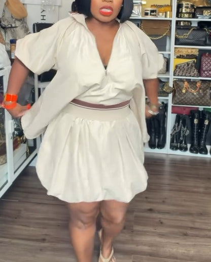 Sutton Bubble Short Set
