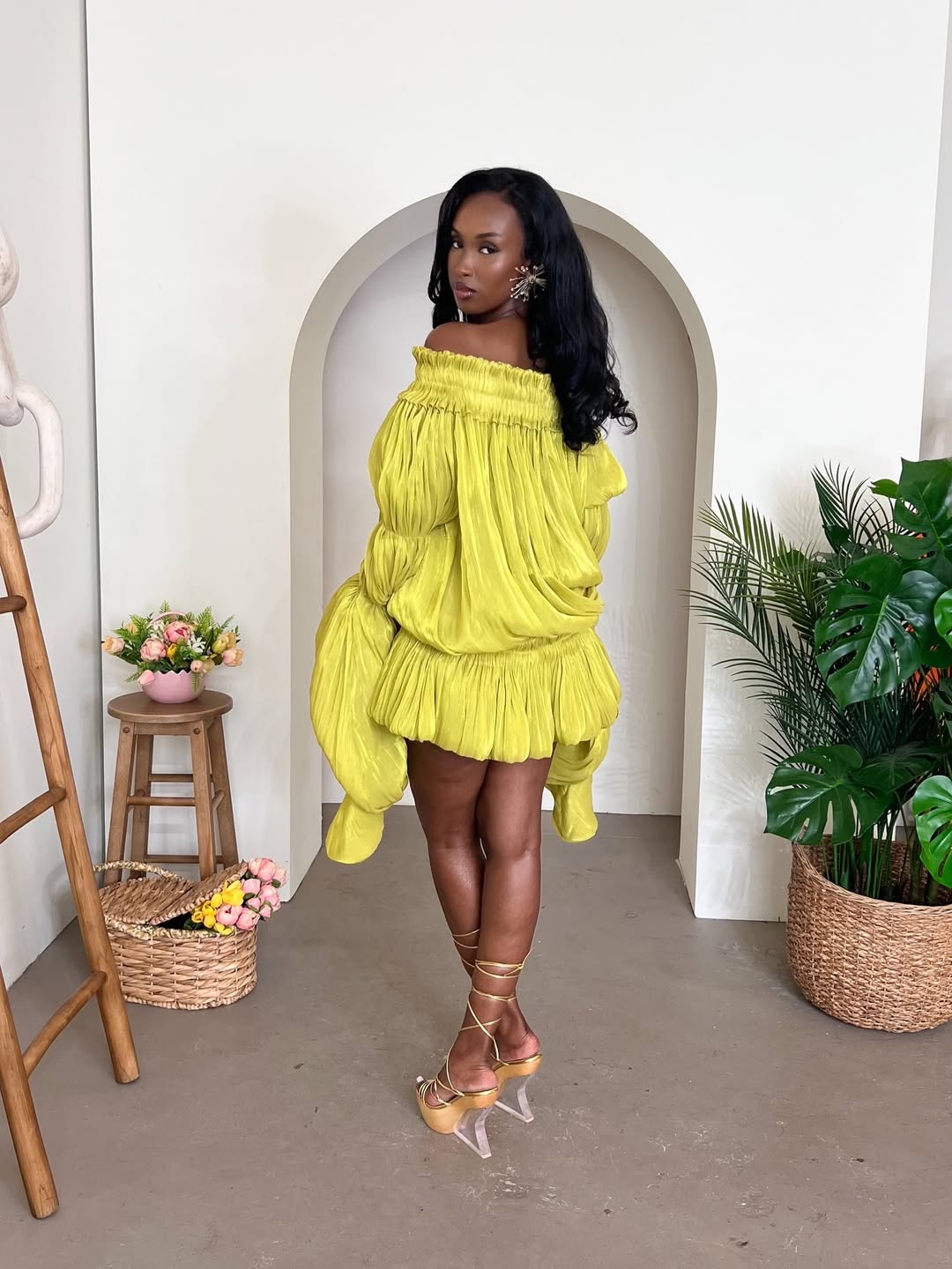 Pleated dress
