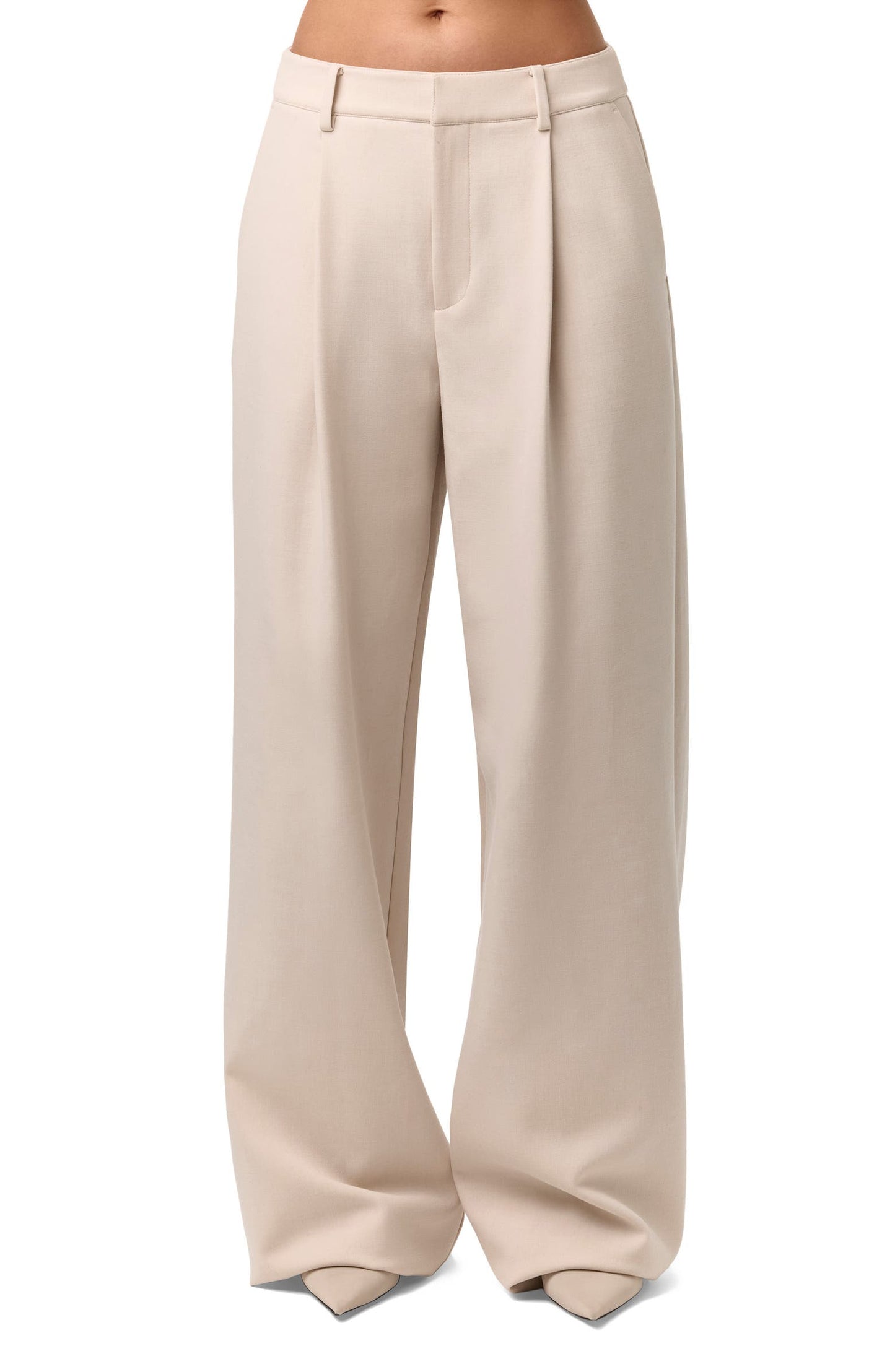 Suiting Corset Top+Pleated Wide Leg Pants
